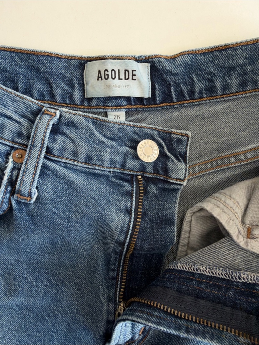 AGOLDE Vintage High Rise Bootcut Jean in Prophecy - Picture 7 of 14